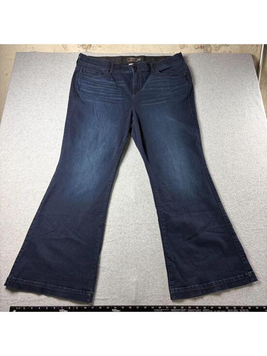 torrid Denim - Torrid Women Bombshell Flare Super Soft Denim Jeans Plus Size 24R High Rise Blue